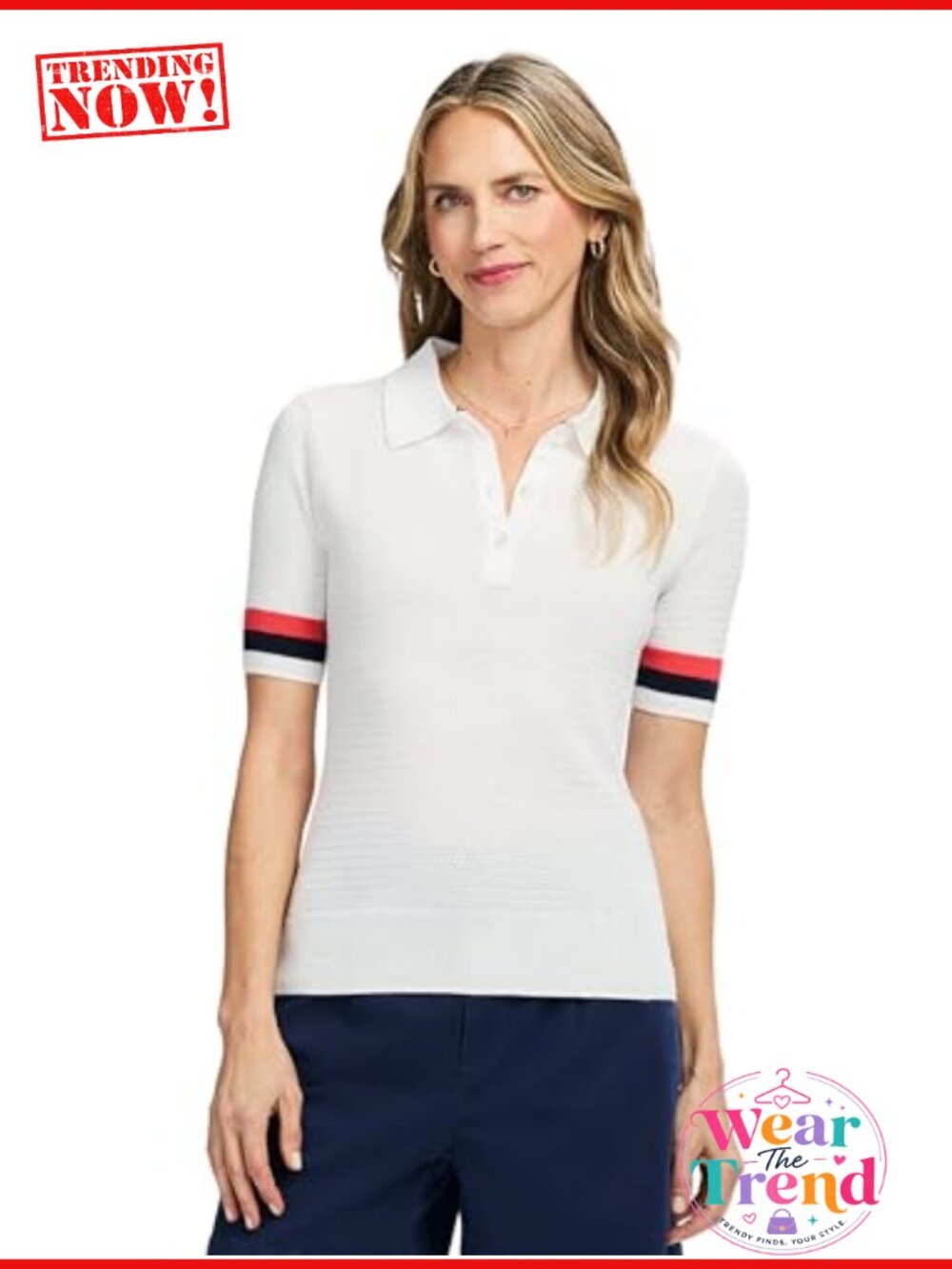 IZOD Women's Short Sleeve Performance Stretch Golf Polo Sweater